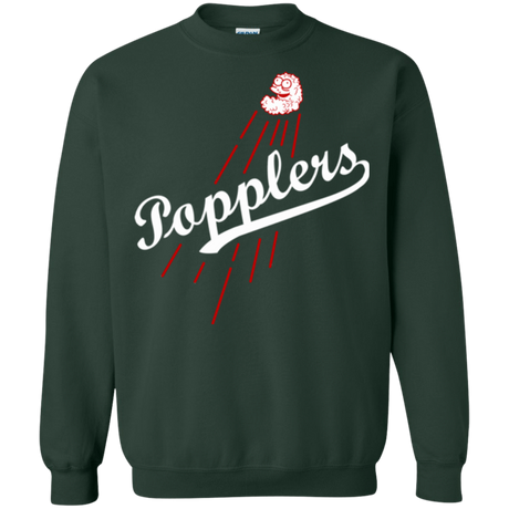 Sweatshirts Forest Green / Small Popplers Crewneck Sweatshirt