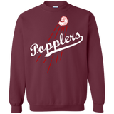 Sweatshirts Maroon / Small Popplers Crewneck Sweatshirt