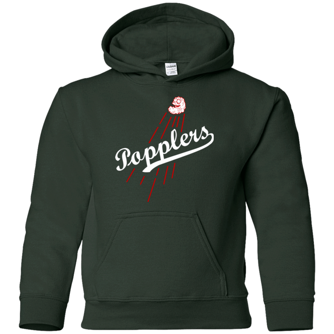 Sweatshirts Forest Green / YS Popplers Youth Hoodie