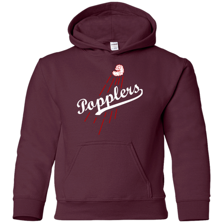 Sweatshirts Maroon / YS Popplers Youth Hoodie