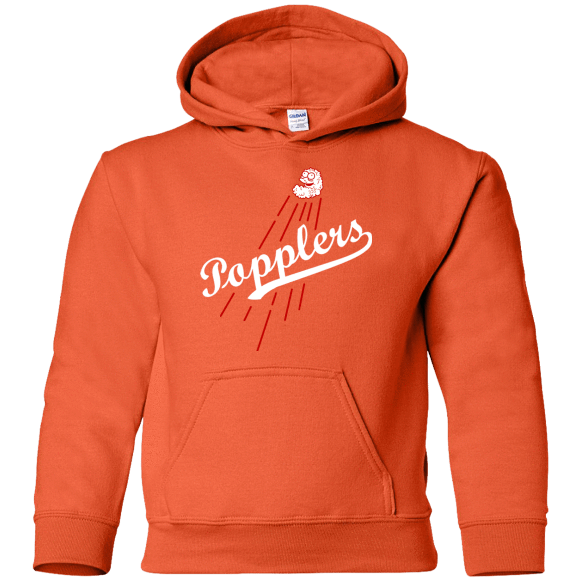 Sweatshirts Orange / YS Popplers Youth Hoodie