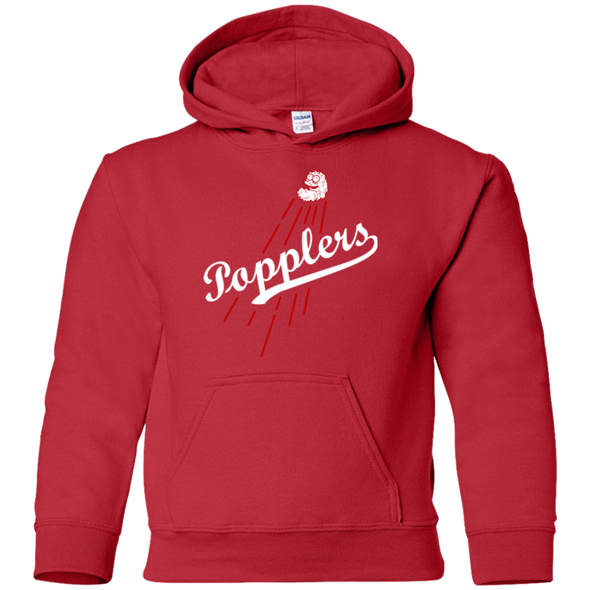 Sweatshirts Red / YS Popplers Youth Hoodie