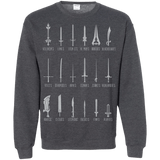 Sweatshirts Dark Heather / Small POPULAR SWORDS Crewneck Sweatshirt