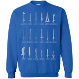 Sweatshirts Royal / Small POPULAR SWORDS Crewneck Sweatshirt