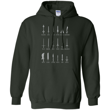 Sweatshirts Forest Green / Small POPULAR SWORDS Pullover Hoodie