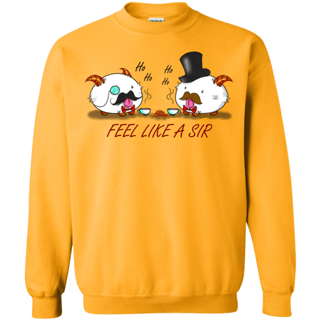 Sweatshirts Gold / Small Poros like a sir Crewneck Sweatshirt