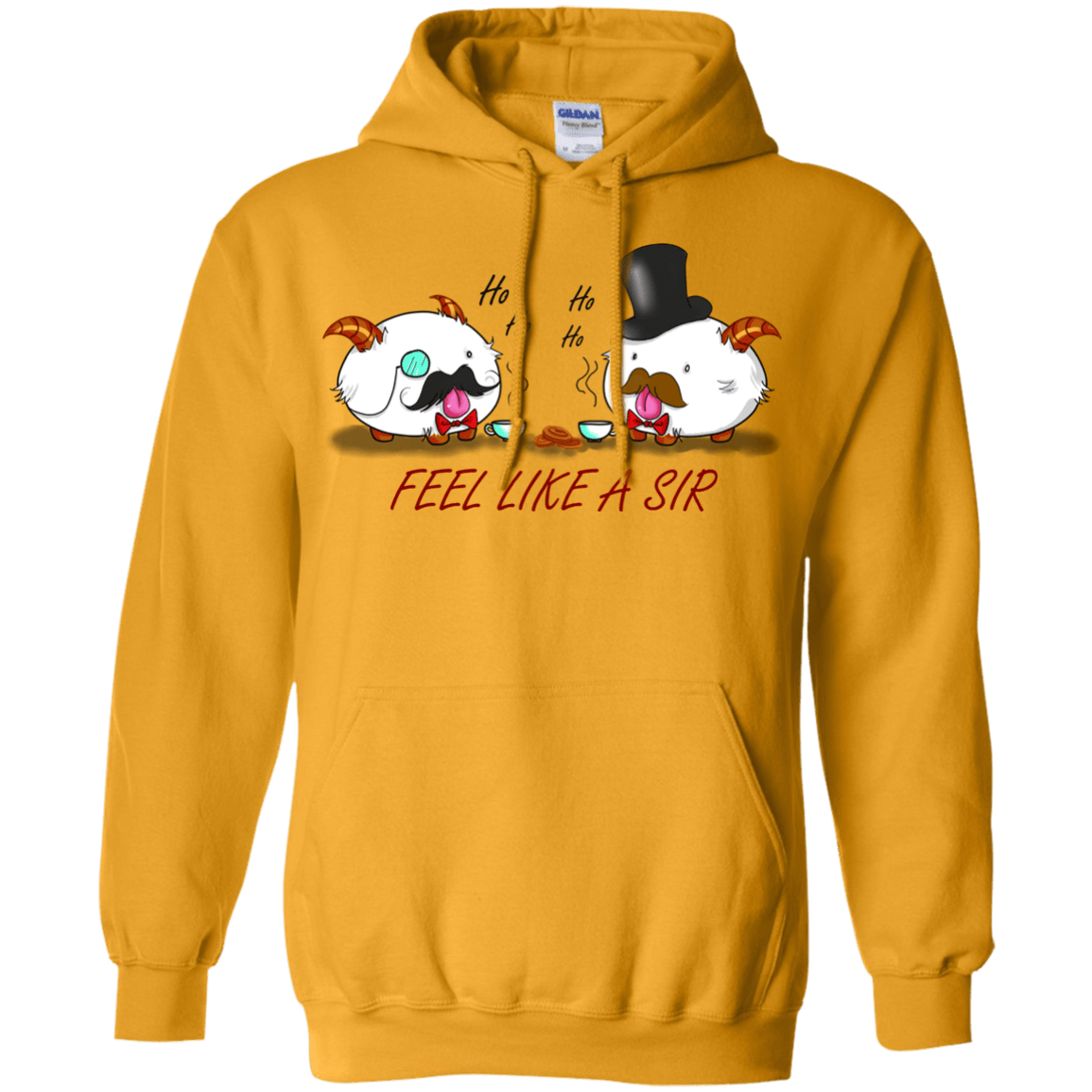 Sweatshirts Gold / Small Poros like a sir Pullover Hoodie