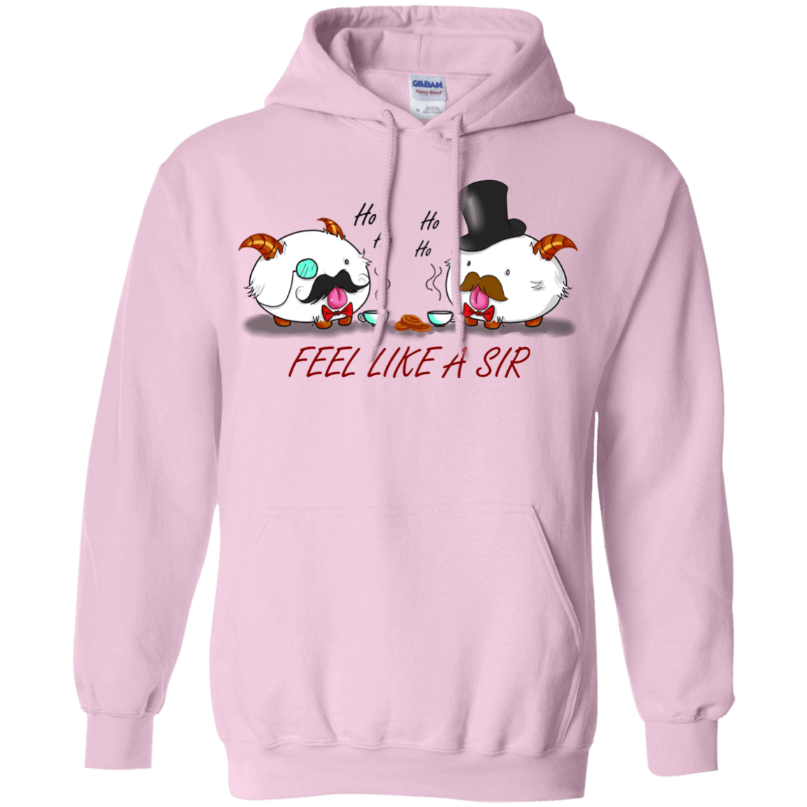 Sweatshirts Light Pink / Small Poros like a sir Pullover Hoodie