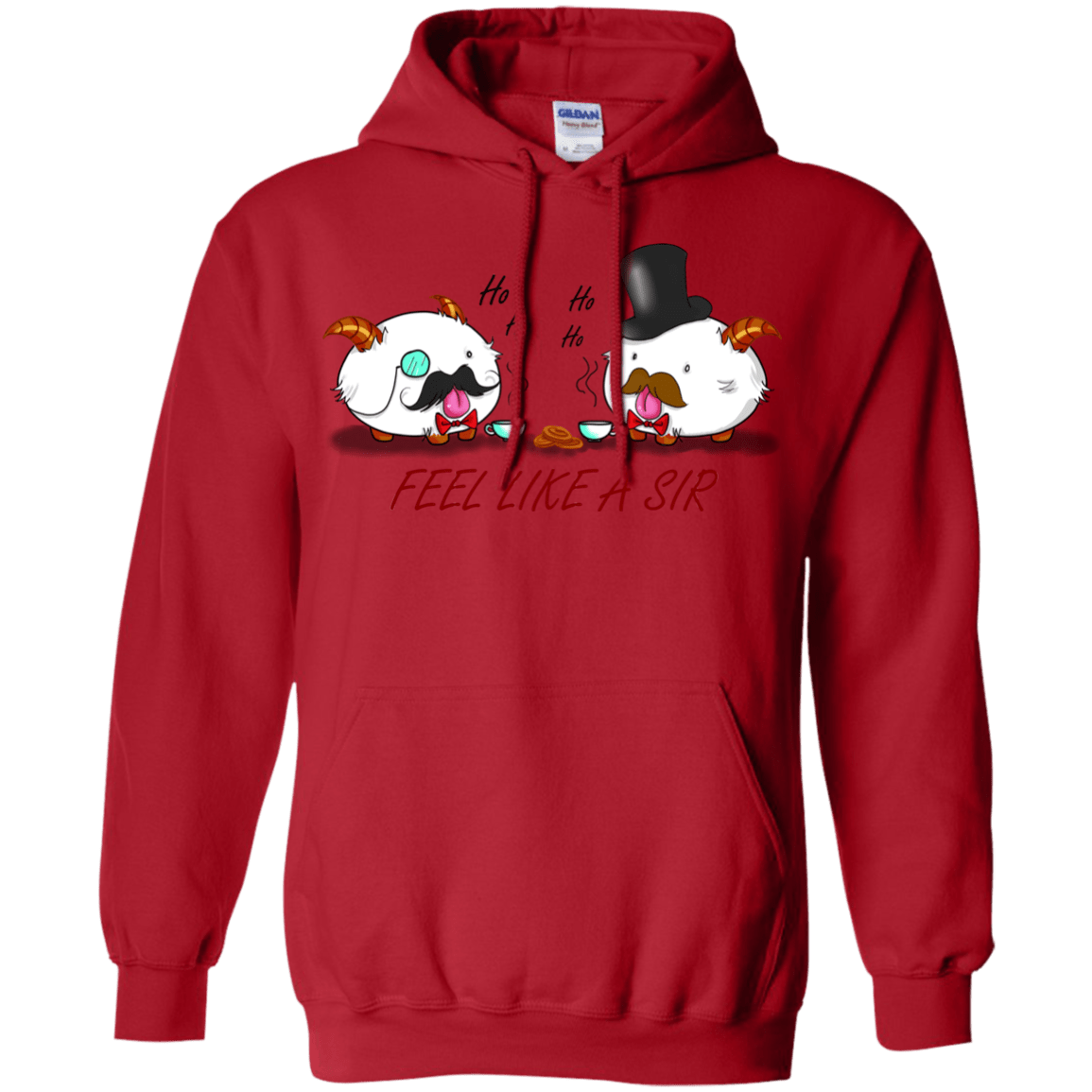 Sweatshirts Red / Small Poros like a sir Pullover Hoodie