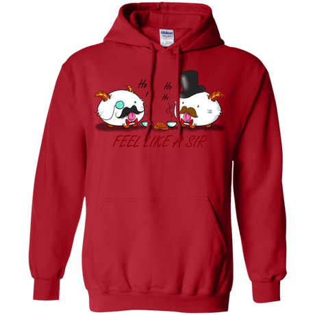 Sweatshirts Red / Small Poros like a sir Pullover Hoodie