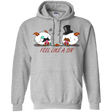 Sweatshirts Sport Grey / Small Poros like a sir Pullover Hoodie