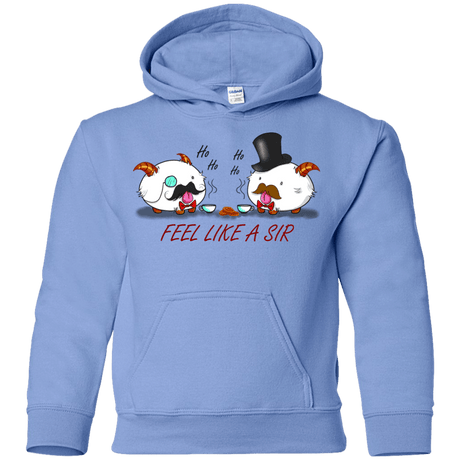 Sweatshirts Carolina Blue / YS Poros like a sir Youth Hoodie