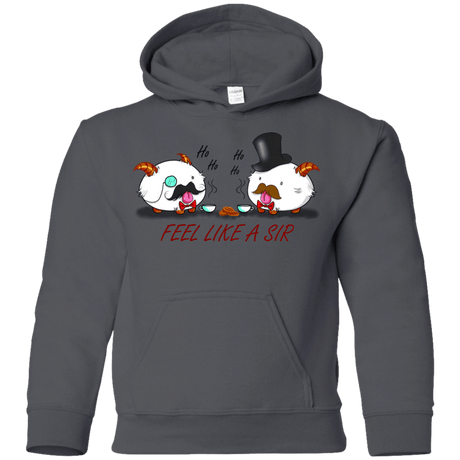 Sweatshirts Charcoal / YS Poros like a sir Youth Hoodie