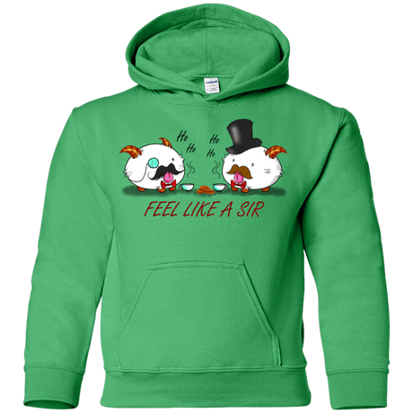 Sweatshirts Irish Green / YS Poros like a sir Youth Hoodie