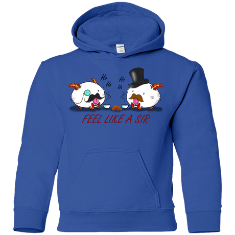 Sweatshirts Royal / YS Poros like a sir Youth Hoodie