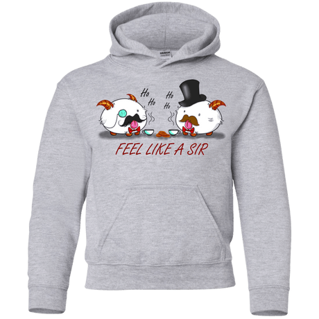 Sweatshirts Sport Grey / YS Poros like a sir Youth Hoodie