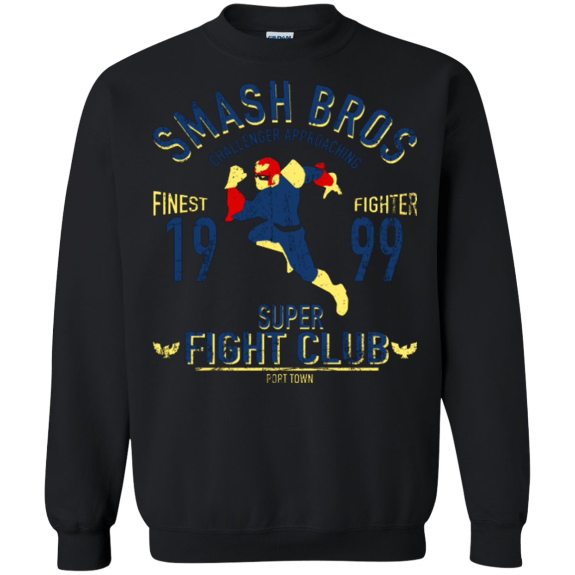 Sweatshirts Black / Small Port Town Fighter Crewneck Sweatshirt