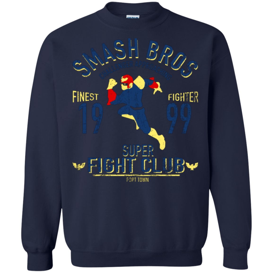 Sweatshirts Navy / Small Port Town Fighter Crewneck Sweatshirt