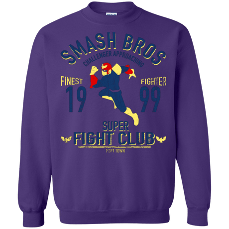 Sweatshirts Purple / Small Port Town Fighter Crewneck Sweatshirt