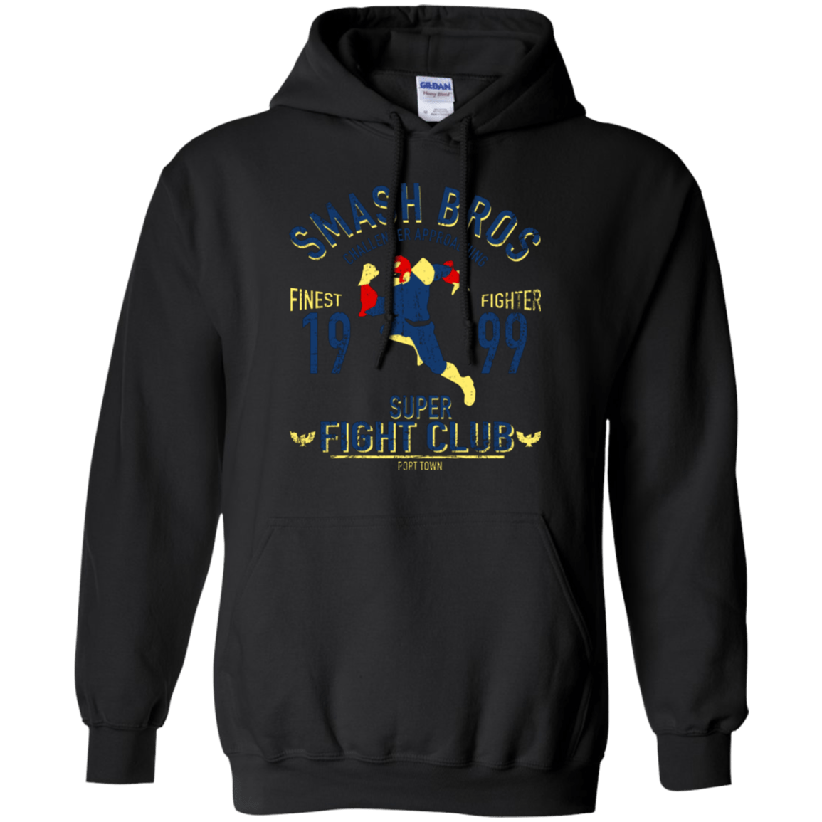 Sweatshirts Black / Small Port Town Fighter Pullover Hoodie