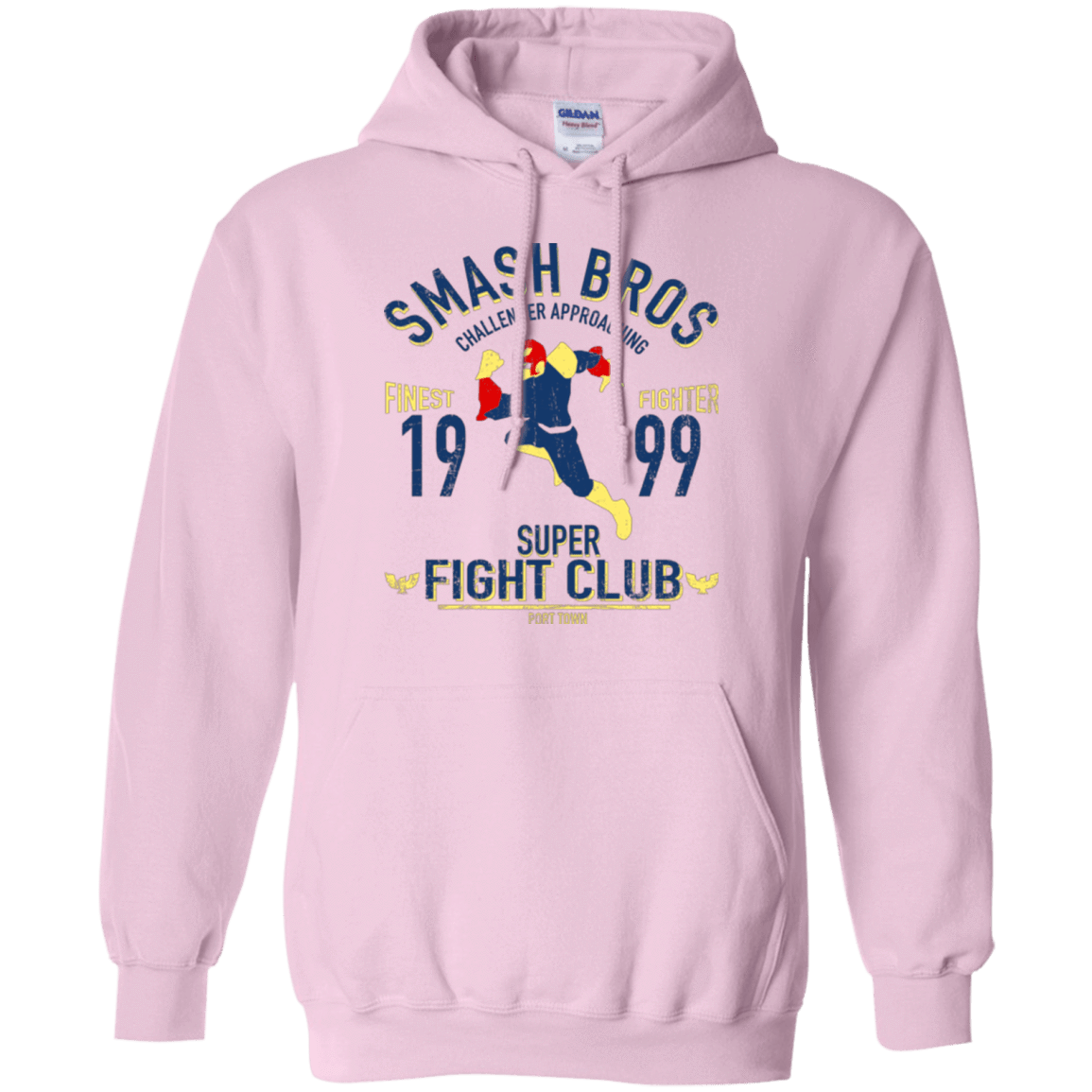Sweatshirts Light Pink / Small Port Town Fighter Pullover Hoodie