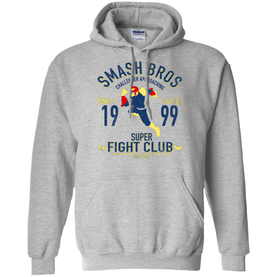 Sweatshirts Sport Grey / Small Port Town Fighter Pullover Hoodie