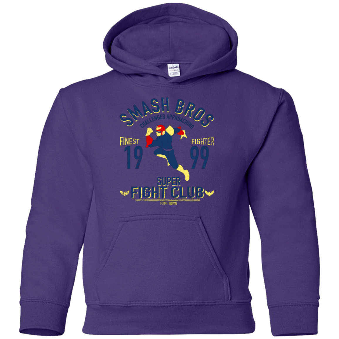 Sweatshirts Purple / YS Port Town Fighter Youth Hoodie