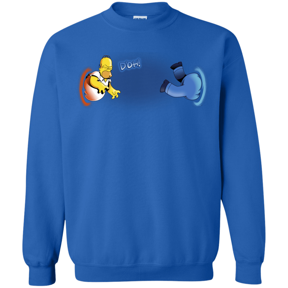 Sweatshirts Royal / S Portal D'oh Crewneck Sweatshirt
