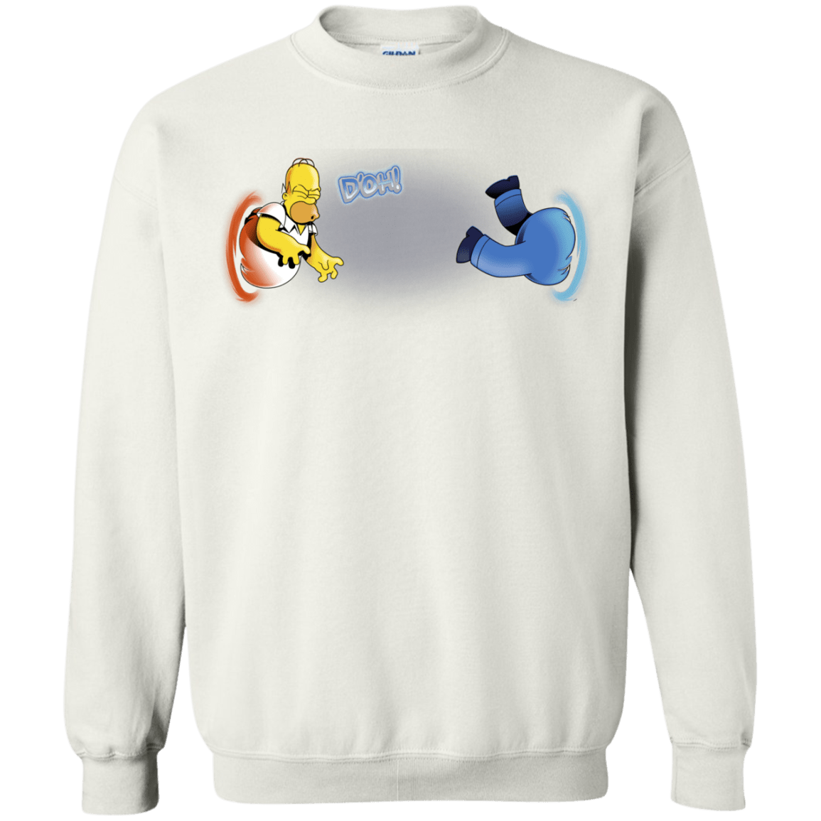 Sweatshirts White / S Portal D'oh Crewneck Sweatshirt