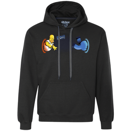 Sweatshirts Black / S Portal D'oh Premium Fleece Hoodie