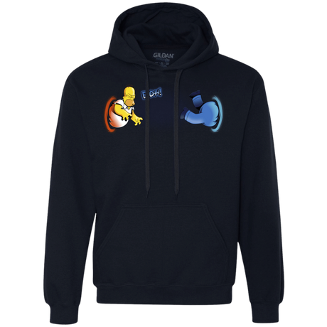 Sweatshirts Navy / S Portal D'oh Premium Fleece Hoodie