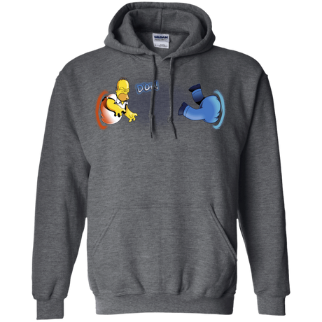 Sweatshirts Dark Heather / S Portal D'oh Pullover Hoodie