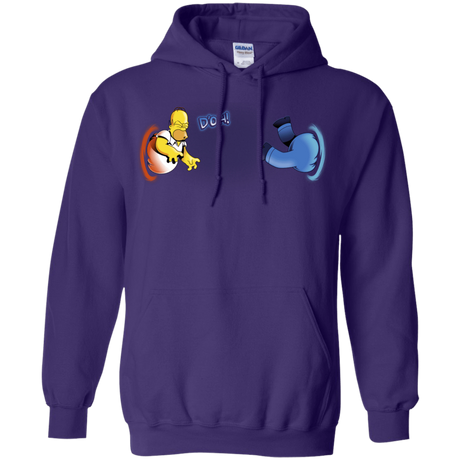 Sweatshirts Purple / S Portal D'oh Pullover Hoodie