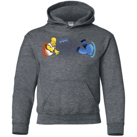 Sweatshirts Dark Heather / YS Portal D'oh Youth Hoodie