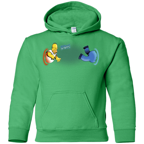 Sweatshirts Irish Green / YS Portal D'oh Youth Hoodie