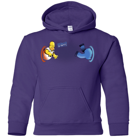 Sweatshirts Purple / YS Portal D'oh Youth Hoodie