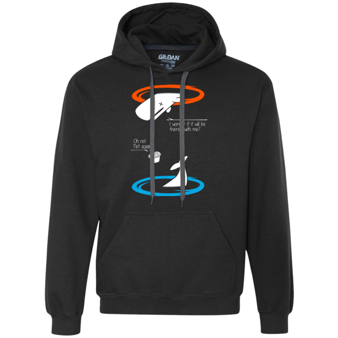 Sweatshirts Black / Small Portal guide Premium Fleece Hoodie