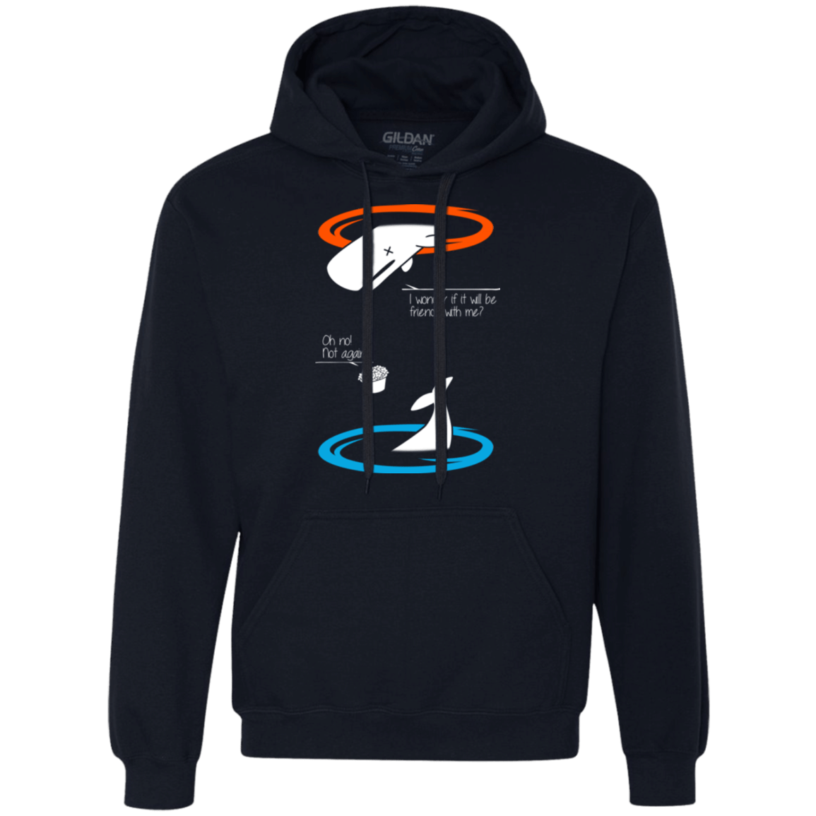 Sweatshirts Navy / Small Portal guide Premium Fleece Hoodie