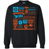 Sweatshirts Black / Small Portal Quotes Crewneck Sweatshirt