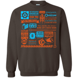 Sweatshirts Dark Chocolate / Small Portal Quotes Crewneck Sweatshirt