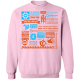 Sweatshirts Light Pink / Small Portal Quotes Crewneck Sweatshirt