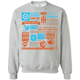 Sweatshirts Sport Grey / Small Portal Quotes Crewneck Sweatshirt