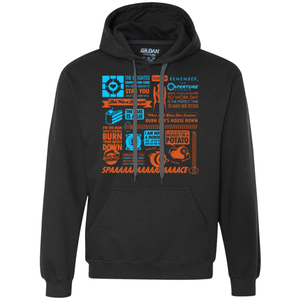 Sweatshirts Black / Small Portal Quotes Premium Fleece Hoodie