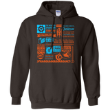 Sweatshirts Dark Chocolate / Small Portal Quotes Pullover Hoodie