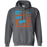 Sweatshirts Dark Heather / Small Portal Quotes Pullover Hoodie