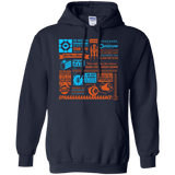 Sweatshirts Navy / Small Portal Quotes Pullover Hoodie