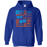Sweatshirts Royal / Small Portal Quotes Pullover Hoodie
