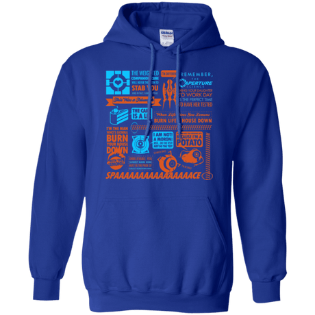 Sweatshirts Royal / Small Portal Quotes Pullover Hoodie