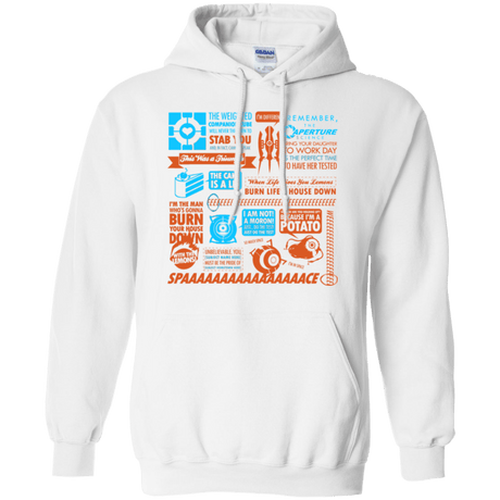 Sweatshirts White / Small Portal Quotes Pullover Hoodie