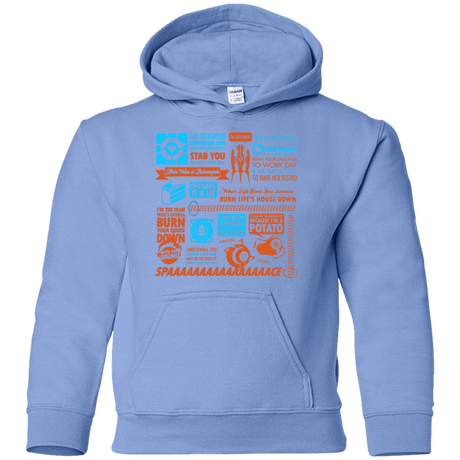 Sweatshirts Carolina Blue / YS Portal Quotes Youth Hoodie